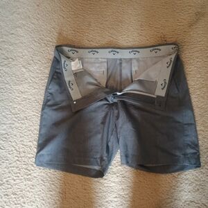 Callaway Mens Charcoal Light Weight Golf Shorts 38"Waist